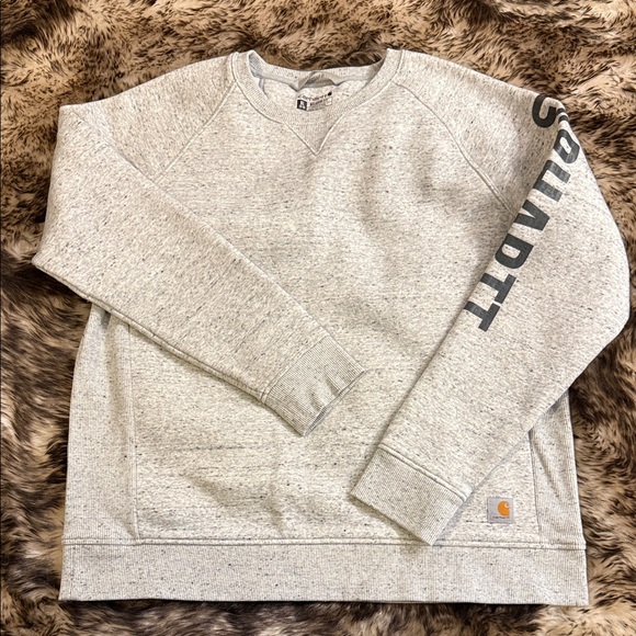 Carhartt Tops - Carhartt Heather Gray Crewneck Sweater
